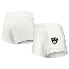 Brooklyn Nets Concepts Sport Women's Sunray Shorts White