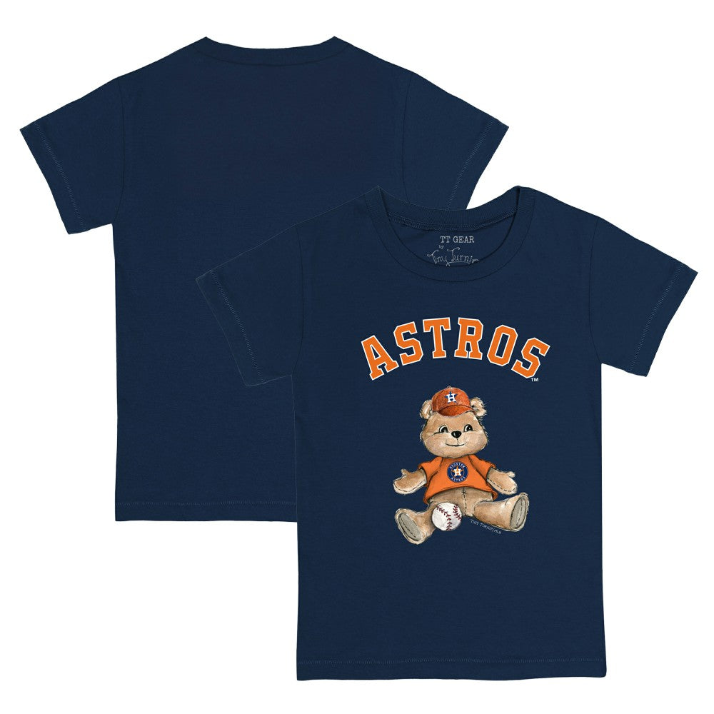 Houston Astros Tiny Turnip Youth Teddy Boy T-Shirt - Navy T-shirts
