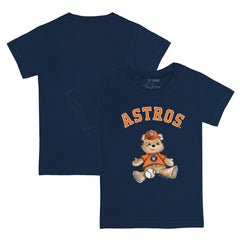 Houston Astros Tiny Turnip Youth Teddy Boy T-Shirt - Navy T-shirts