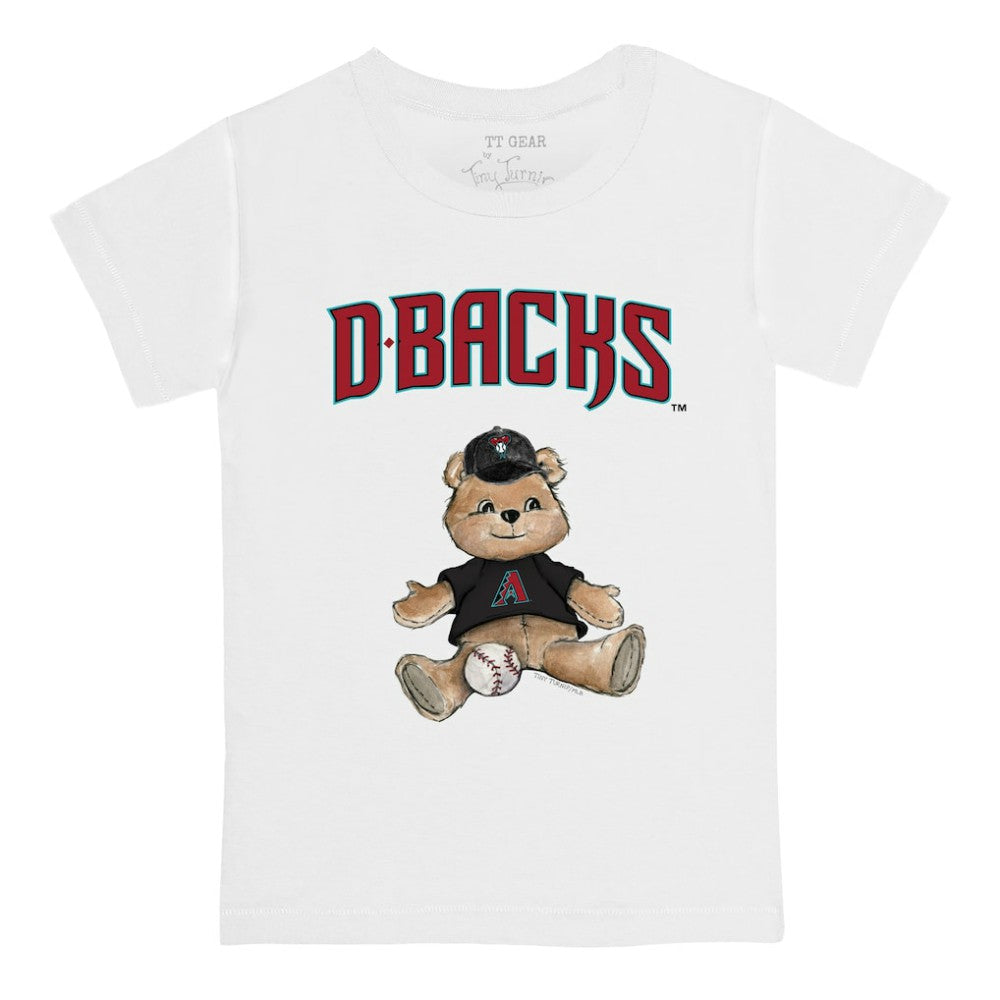 Arizona Diamondbacks Tiny Turnip Youth Teddy Boy T-Shirt - White T-shirts