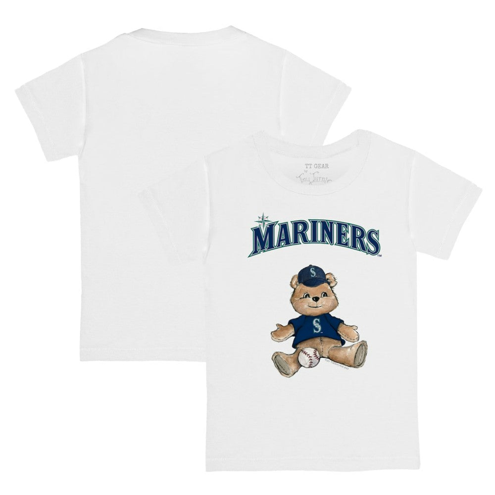 Seattle Mariners Tiny Turnip Youth Teddy Boy T-Shirt - White T-shirts