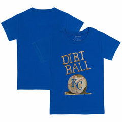 Kansas City Royals Tiny Turnip Youth Dirt Ball T-Shirt - Royal T-shirts