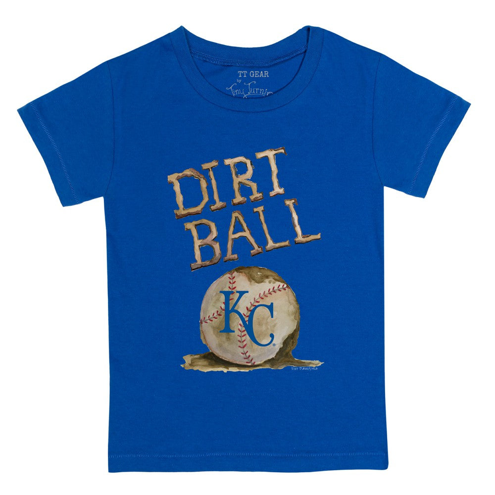 Kansas City Royals Tiny Turnip Youth Dirt Ball T-Shirt - Royal T-shirts