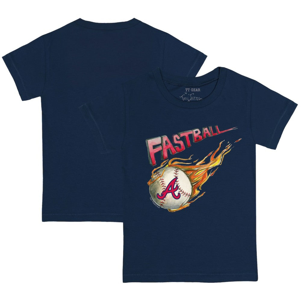 Atlanta Braves Tiny Turnip Youth Fastball T-Shirt - Navy T-shirts