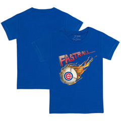 Chicago Cubs Tiny Turnip Youth Fastball T-Shirt - Royal T-shirts