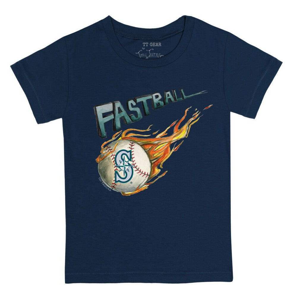 Seattle Mariners Tiny Turnip Youth Fastball T-Shirt - Navy T-shirts