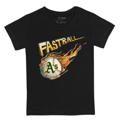 Athletics Tiny Turnip Youth Fastball T-Shirt - Black T-shirts
