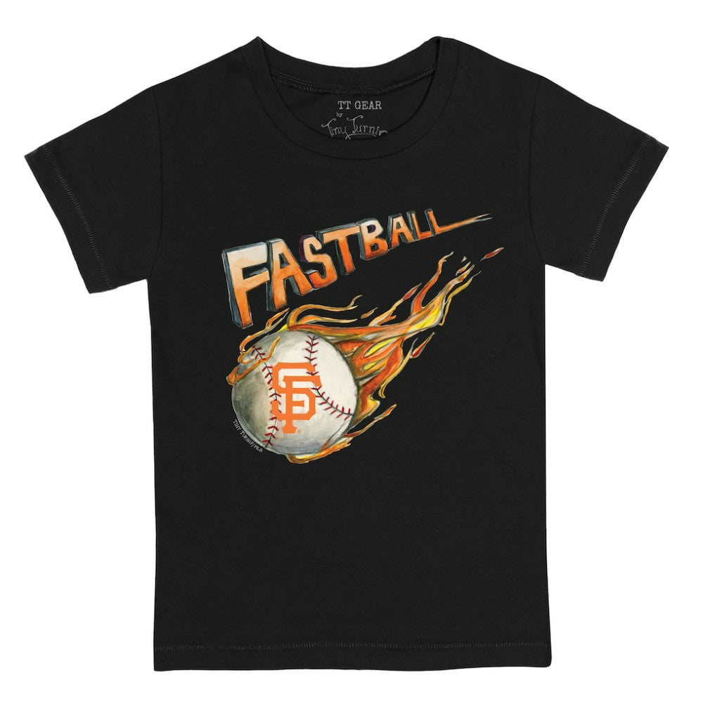 San Francisco Giants Tiny Turnip Youth Fastball T-Shirt - Black T-shirts