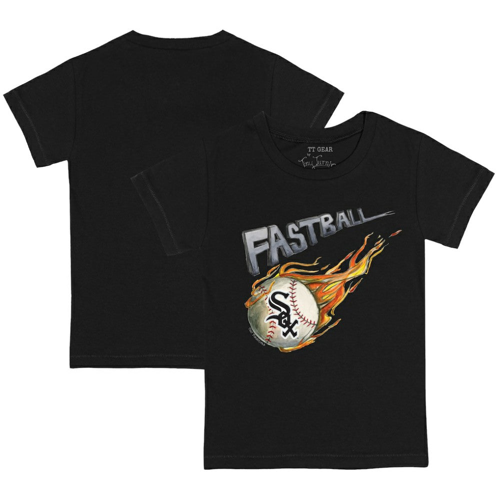 Chicago White Sox Tiny Turnip Youth Fastball T-Shirt - Black T-shirts