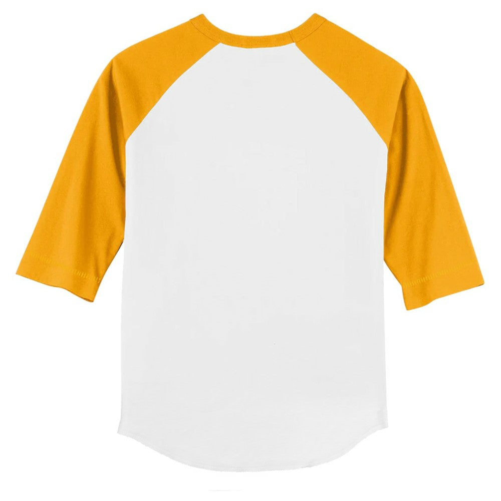 San Diego Padres Tiny Turnip Youth Fastball 3/4-Sleeve Raglan T-Shirt - White/Gold T-shirts