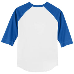 Toronto Blue Jays Tiny Turnip Youth Heart Banner 3/4-Sleeve Raglan T-Shirt - White/Royal T-shirts