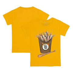 San Diego Padres Tiny Turnip Youth Hot Bats T-Shirt - Gold T-shirts