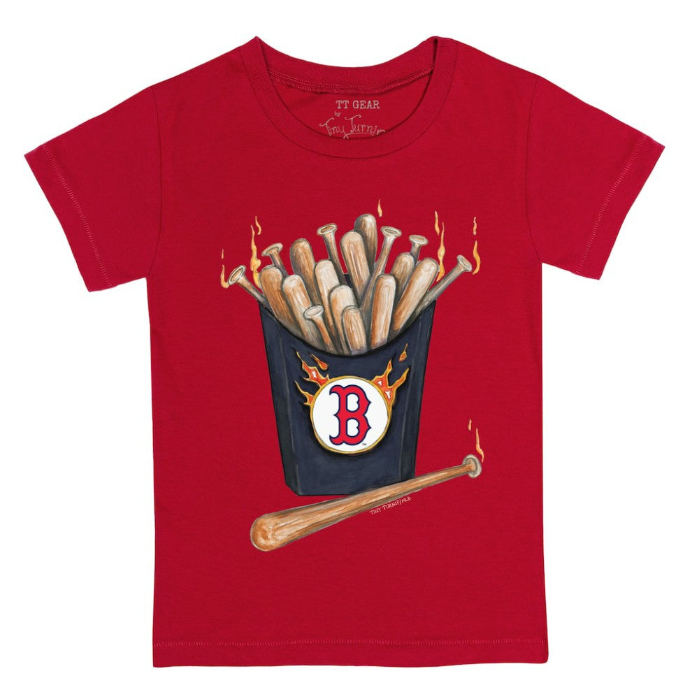 Boston Red Sox Tiny Turnip Youth Hot Bats T-Shirt - Red T-shirts