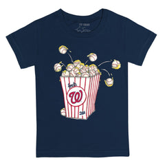 Washington Nationals Tiny Turnip Youth Popcorn T-Shirt - Navy T-shirts