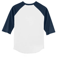 Minnesota Twins Tiny Turnip Youth Popcorn 3/4-Sleeve Raglan T-Shirt - White/Navy T-shirts