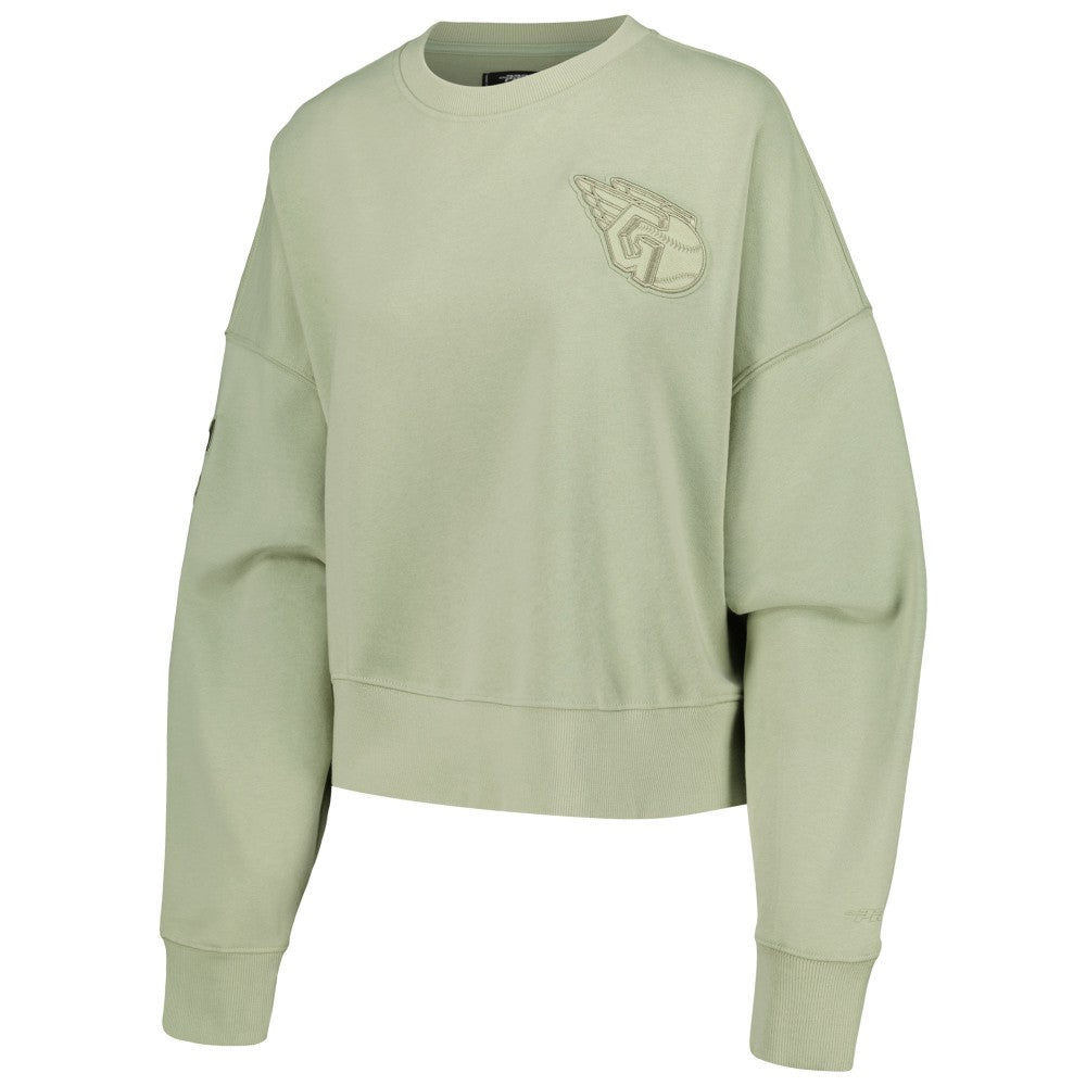 Cleveland Guardians Pro Standard Women's Fleece Pullover Sweatshirt - Green Pullover