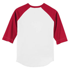 St. Louis Cardinals Tiny Turnip Youth Stacked 3/4-Sleeve Raglan T-Shirt - White/Red T-shirts