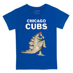 Chicago Cubs Tiny Turnip Youth Stega T-Shirt - Royal T-shirts