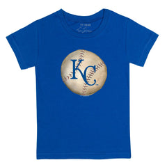 Kansas City Royals Tiny Turnip Youth Stitched Baseball T-Shirt - Royal T-shirts