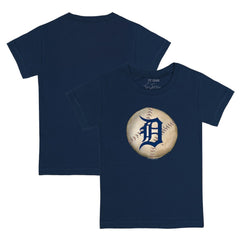 Detroit Tigers Tiny Turnip Youth Stitched Baseball T-Shirt - Navy T-shirts