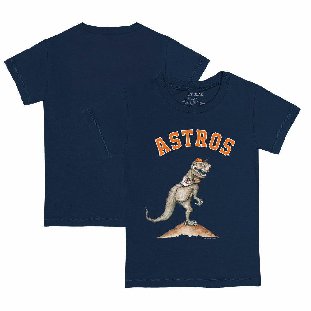 Houston Astros Tiny Turnip Youth TT Rex T-Shirt - Navy T-shirts