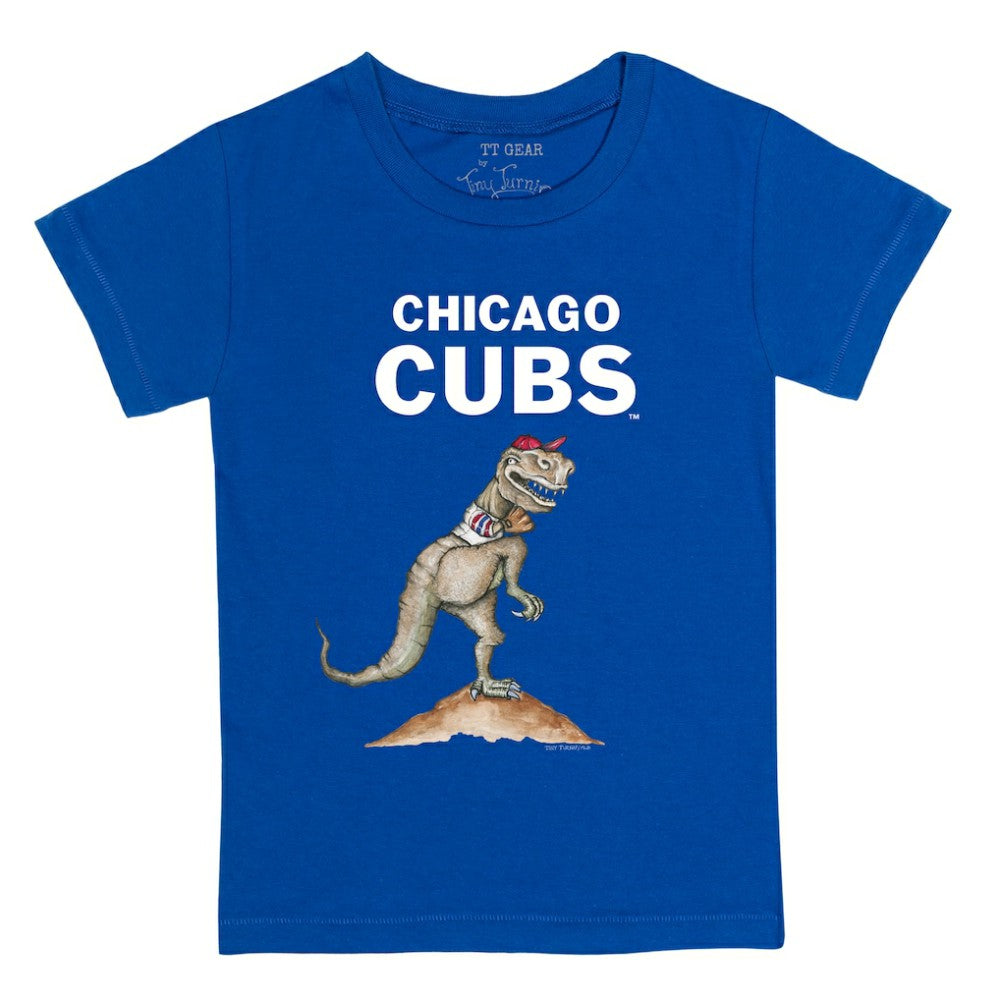 Chicago Cubs Tiny Turnip Youth TT Rex T-Shirt - Royal T-shirts