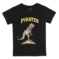Pittsburgh Pirates Tiny Turnip Youth TT Rex T-Shirt - Black T-shirts