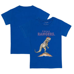 Texas Rangers Tiny Turnip Youth TT Rex T-Shirt - Royal T-shirts
