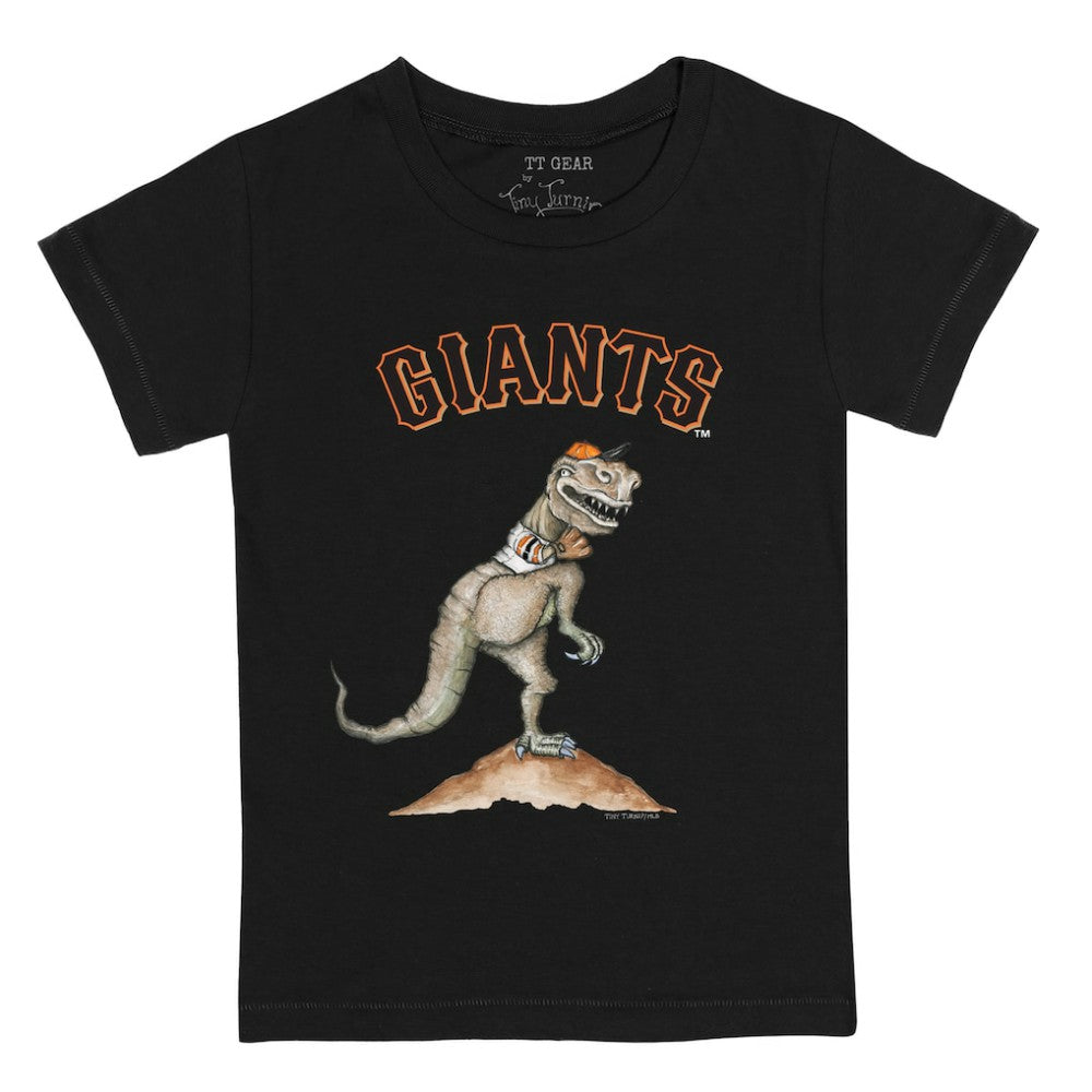 San Francisco Giants Tiny Turnip Youth TT Rex T-Shirt - Black T-shirts
