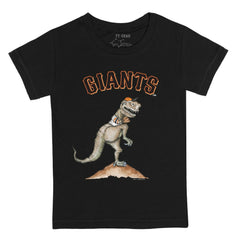 San Francisco Giants Tiny Turnip Youth TT Rex T-Shirt - Black T-shirts