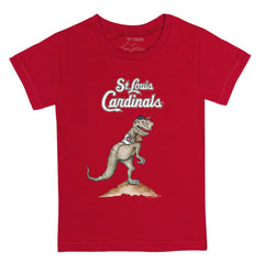 St. Louis Cardinals Tiny Turnip Youth TT Rex T-Shirt - Red T-shirts