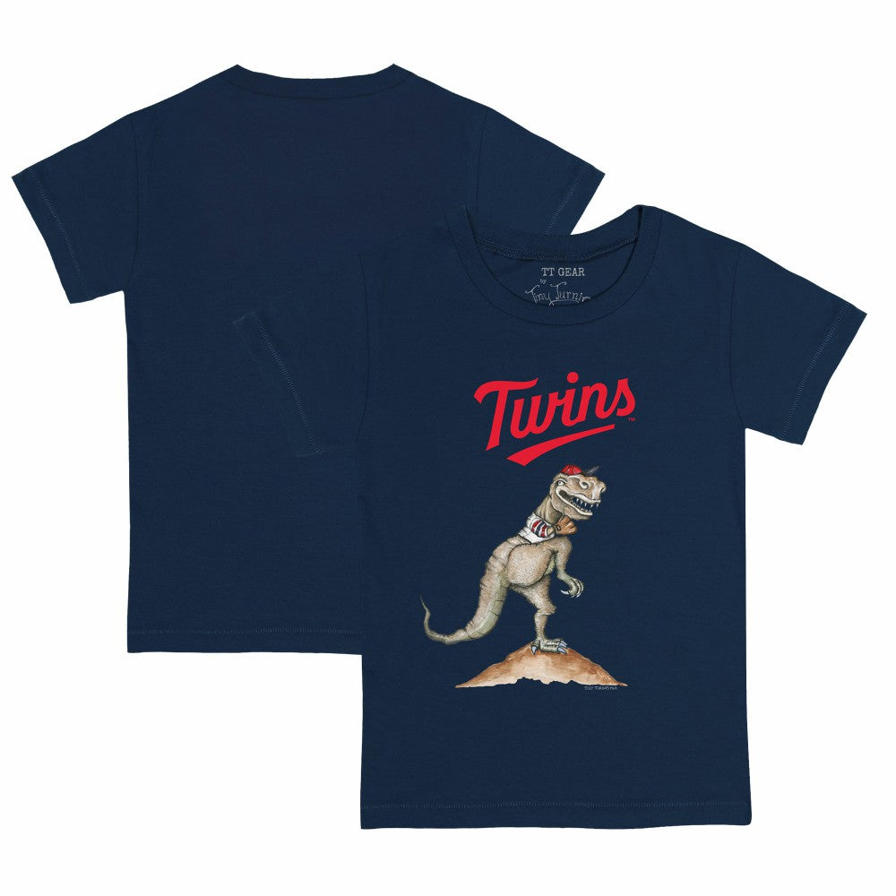 Minnesota Twins Tiny Turnip Youth TT Rex T-Shirt - Navy T-shirts