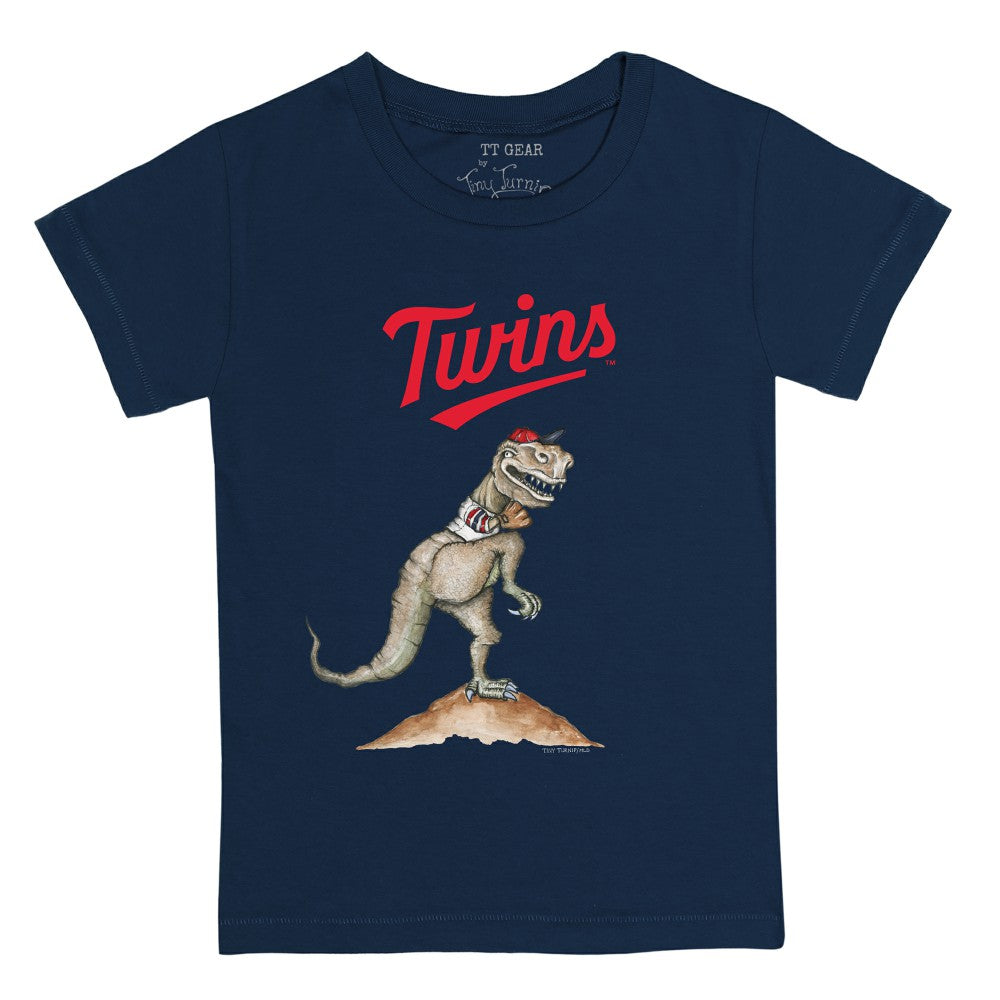 Minnesota Twins Tiny Turnip Youth TT Rex T-Shirt - Navy T-shirts