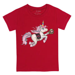 Cincinnati Reds Tiny Turnip Youth Unicorn T-Shirt - Red T-shirts