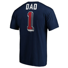 Boston Red Sox Number One Dad T-Shirt - Navy T-shirts