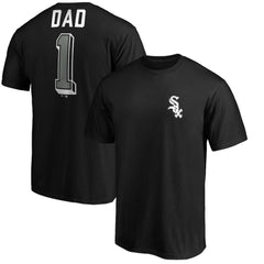 Chicago White Sox Number One Dad T-Shirt - Black T-shirts