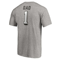 Chicago White Sox Number One Dad T-Shirt - Heather Gray T-shirts