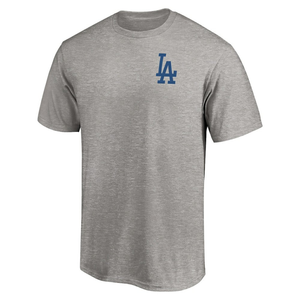 Los Angeles Dodgers Number One Dad T-Shirt - Heather Gray T-shirts