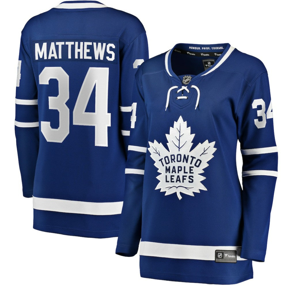 Auston Matthews Toronto Maple Leafs Fanatics Women's Home Breakaway Jersey - Blue | US 5324173