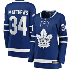 Auston Matthews Toronto Maple Leafs Fanatics Women's Home Breakaway Jersey - Blue | US 5324173