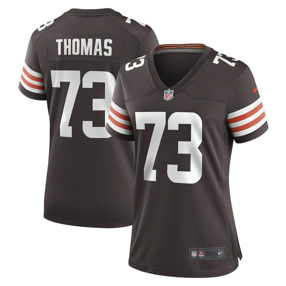 Joe Thomas Cleveland Browns Women's Retired Game Player Jersey - Brown Jerseys