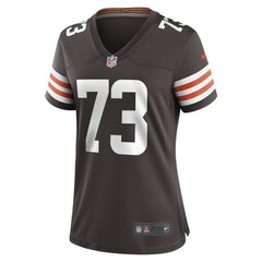 Joe Thomas Cleveland Browns Women's Retired Game Player Jersey - Brown Jerseys