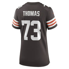 Joe Thomas Cleveland Browns Women's Retired Game Player Jersey - Brown Jerseys