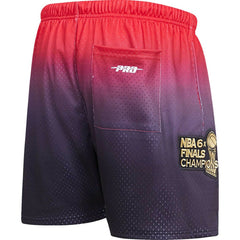 Chicago Bulls Pro Standard Ombre Mesh Shorts Black/Red