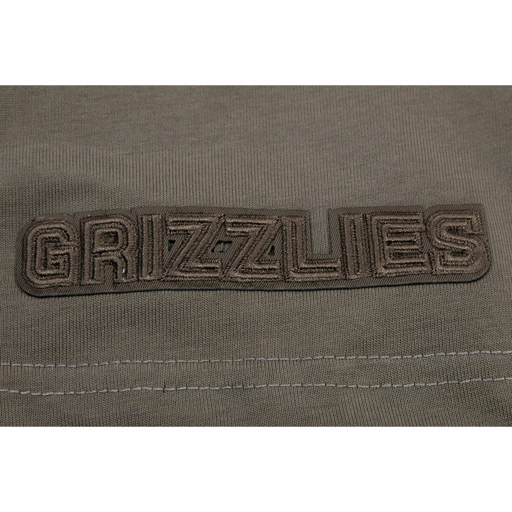 Memphis Grizzlies Pro Standard Neutrals Short Sleeve Pullover Hoodie Brown