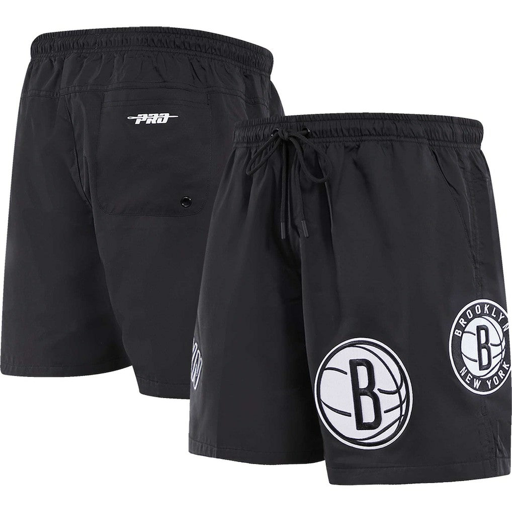 Brooklyn Nets Pro Standard Classics Woven Shorts Black outlet