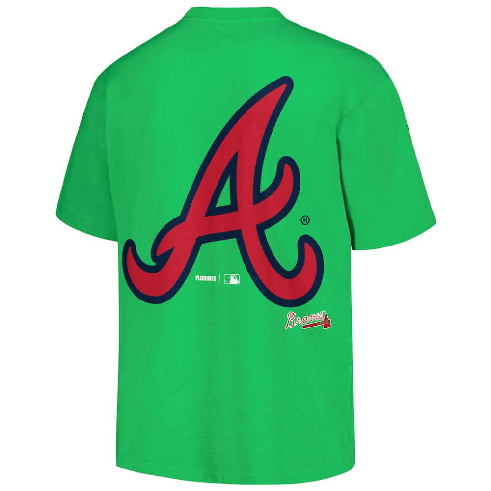 Atlanta Braves PLEASURES Ballpark T-Shirt - Green T-shirts