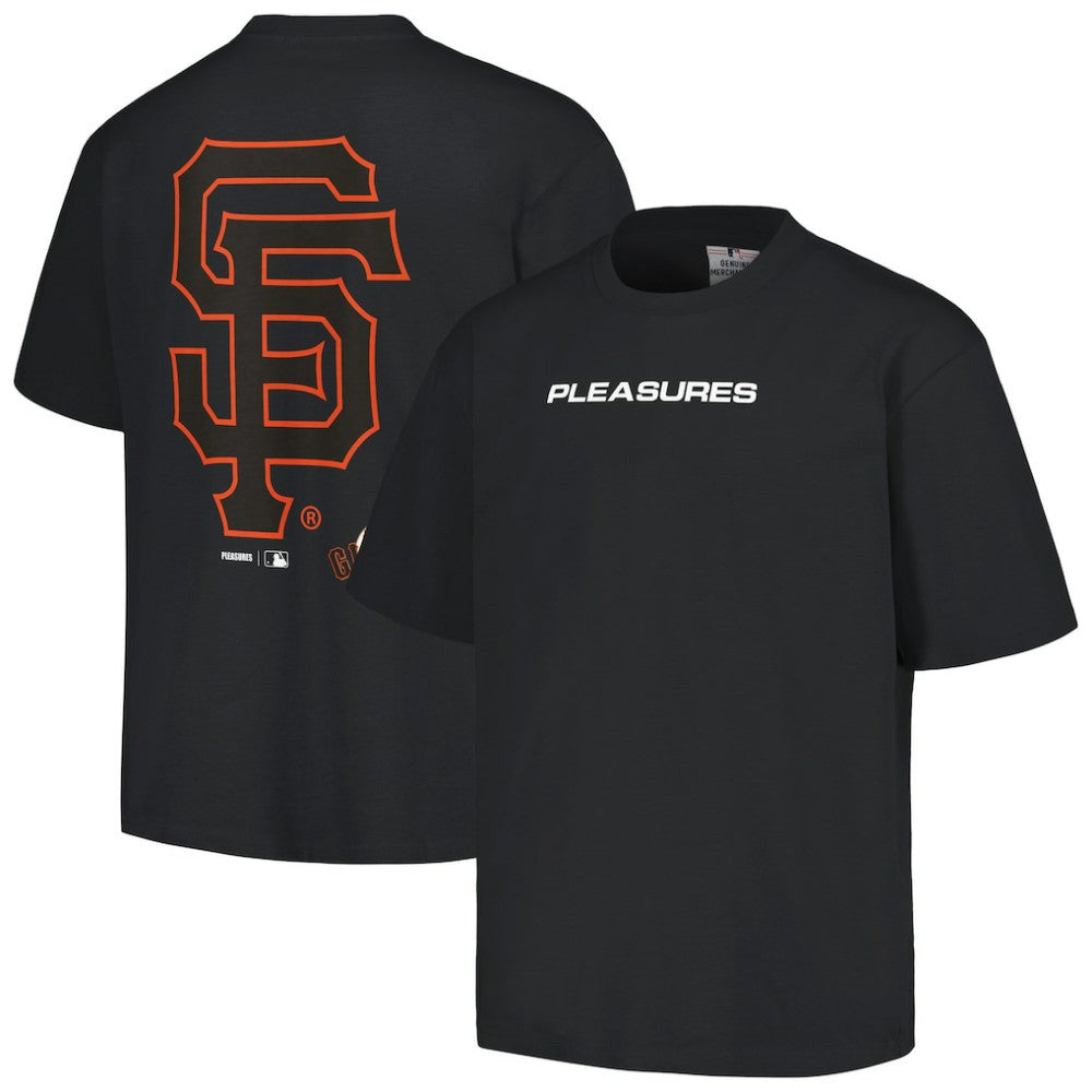 San Francisco Giants PLEASURES Ballpark T-Shirt - Black T-shirts