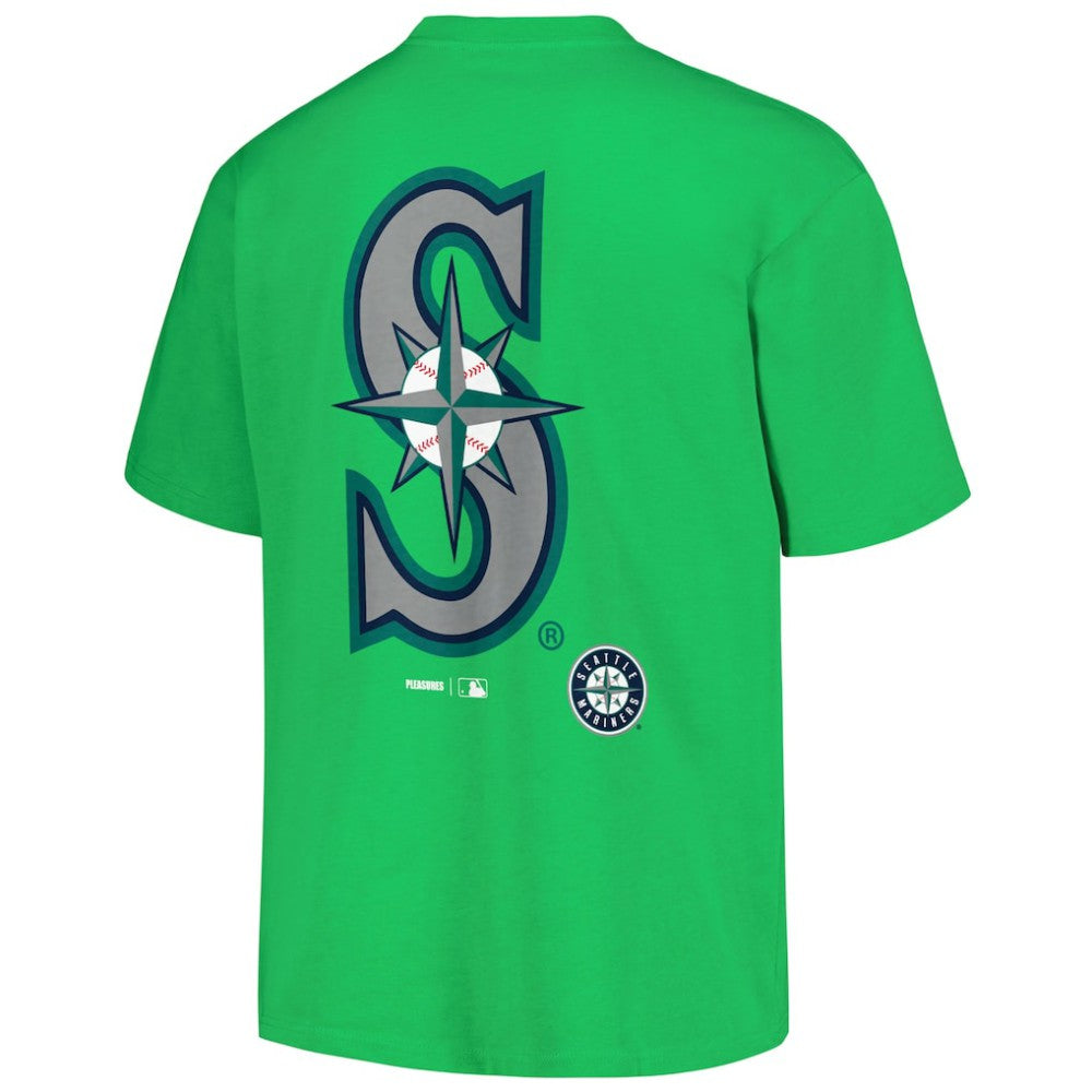 Seattle Mariners PLEASURES Ballpark T-Shirt - Green T-shirts