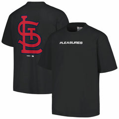 St. Louis Cardinals PLEASURES Ballpark T-Shirt - Black T-shirts